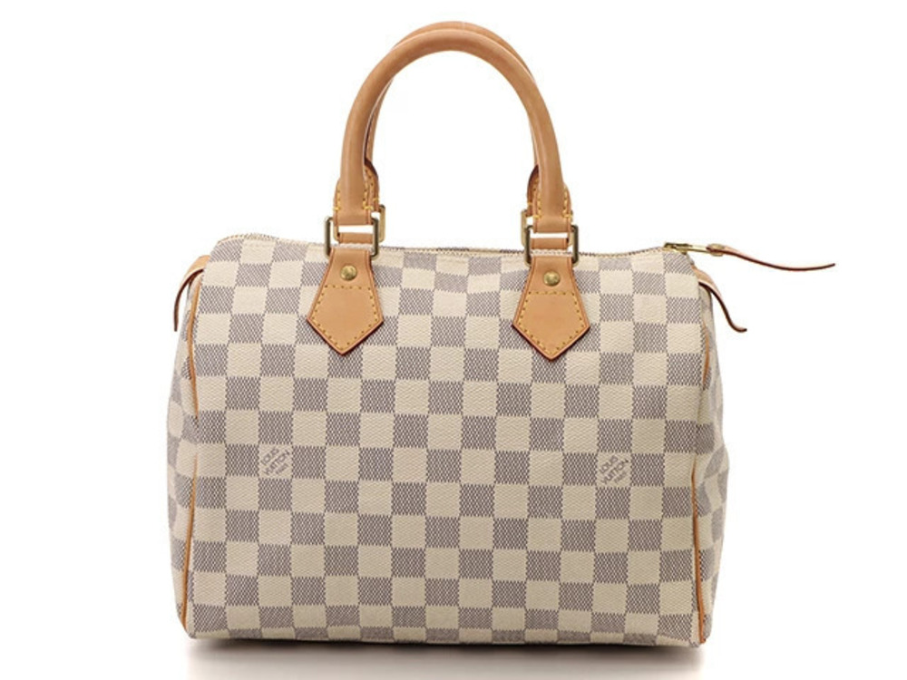 LOUIS VUITTON Speedy bag Damier Azur White